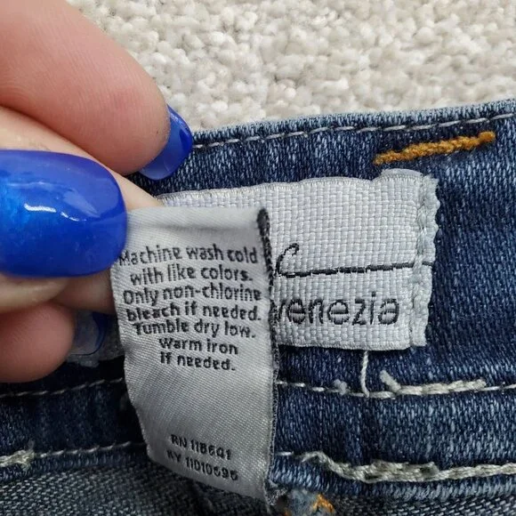 Venezia Womens Bootcut Denim Jeans Sz 20 Mid Rise Medium Wash Stretch Blue Pants - Picture 6 of 12